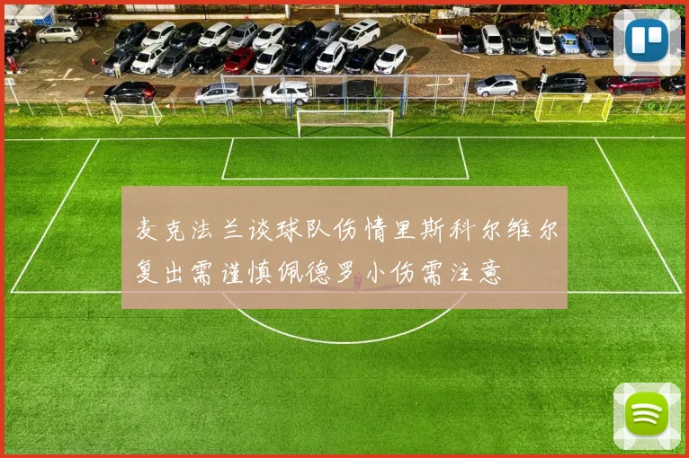 麦克法兰谈球队伤情里斯科尔维尔复出需谨慎佩德罗小伤需注意